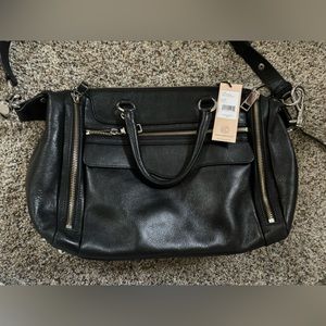 New with tags. Rebecca Minkoff bag. Mixed metal hardware. Black